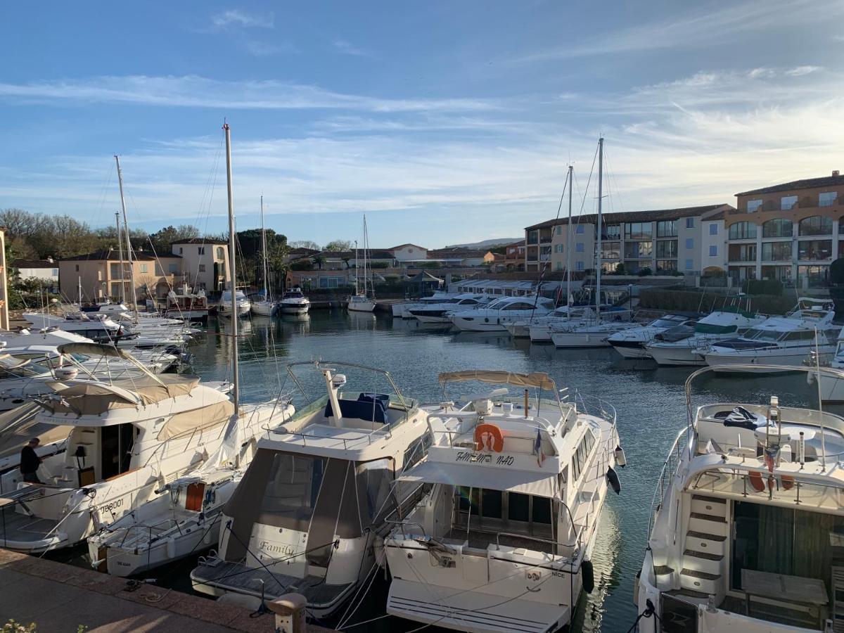 Appartement Port Cogolin Vue Bateau Extérieur photo