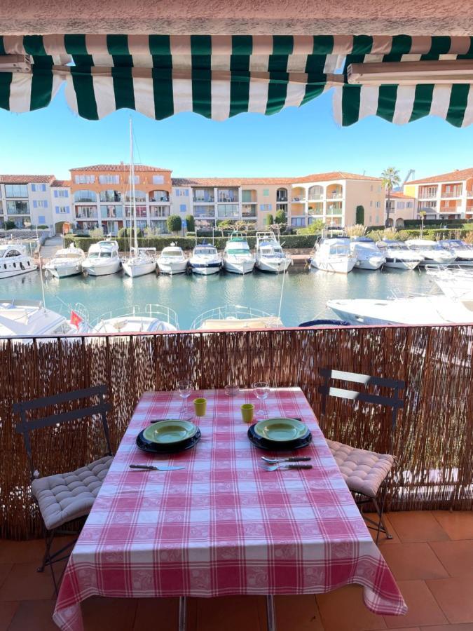 Appartement Port Cogolin Vue Bateau Extérieur photo
